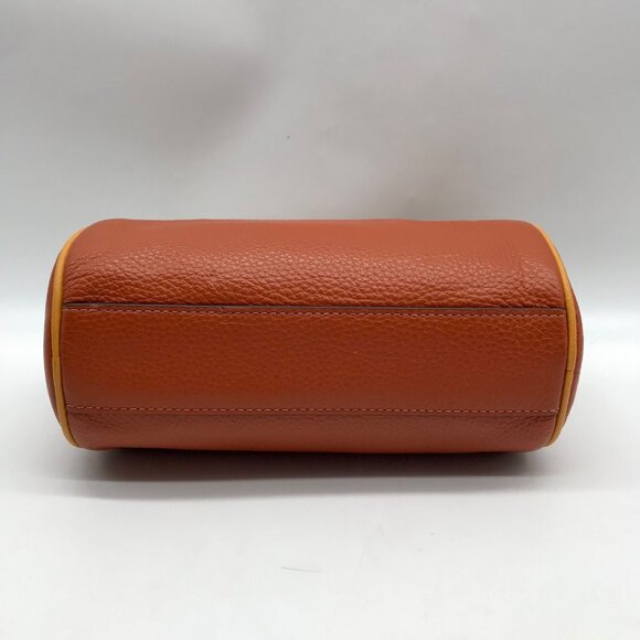 Coach Orange Pebbled Leather Lacey Crossbody Bag CB876 - Picture 5 of 11